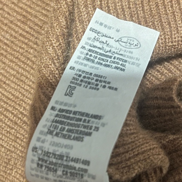 Abercrombie & Fitch Brown Long Sleeve Wrap Dress! Size small - Picture 4 of 10